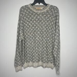 Vintage Cosby Coogie Style Sweater Textured 3D Suge Biggie Pullover Size L